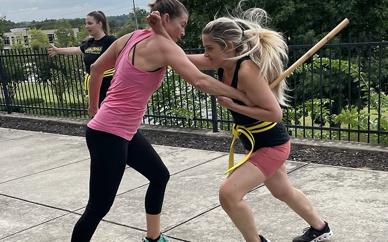 Adult self defense class training at Krav Pro Martial Arts