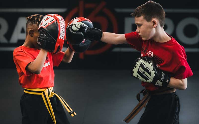 Kids training at Krav Pro
