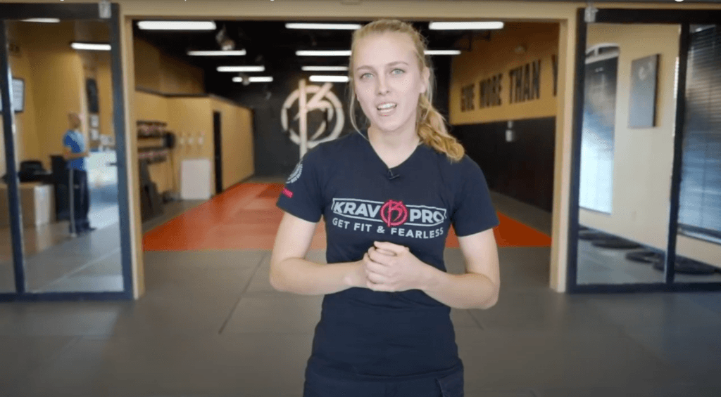 Martial arts instructor explaining techniques