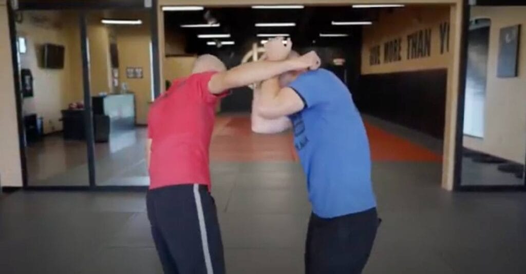 Krav Maga instructor teaching new skills